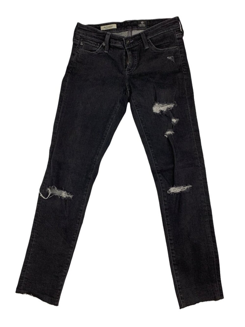 Adriano Goldschmied The Legging Super Skinny Distressed Denim Jeans size 25